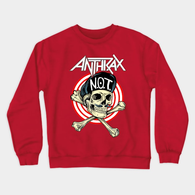 Anti metal//3 Crewneck Sweatshirt by Contractor Secrets